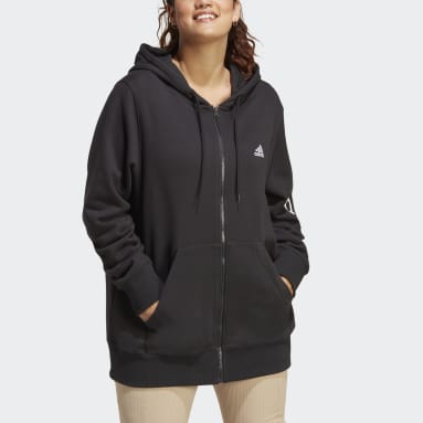 Sweat à capuche femme adidas long Hooded Dress