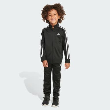 Children Black Sportswear Track Jackets adidas US