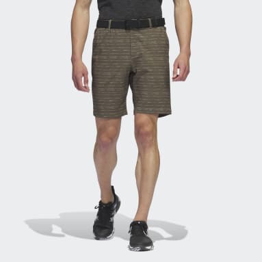 Men's Golf Green Textured 9-Inch Golf Shorts