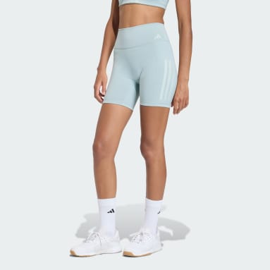 Legíny Optime Workout 3-Stripes Short Leggings