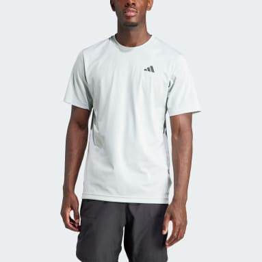 Playera Train Essentials Seasonal Camo Gris Hombre Training