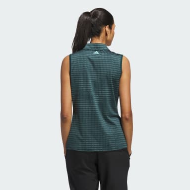 Ultimate365 Jacquard Stripe ærmeløs polotrøje