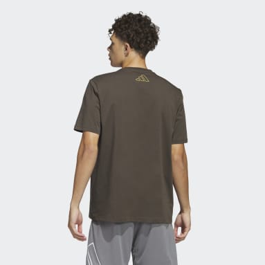 Polo Estampado Worldwide Hoops Globe Basketball Verde Hombre Básquet