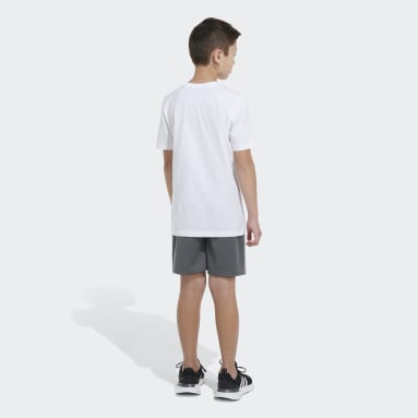Youth Sportswear White SS CAMO LOGO TEE
