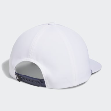 Men Golf White Retro Five-Panel Golf Hat