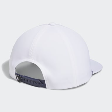 Men's Golf White Retro Five-Panel Hat