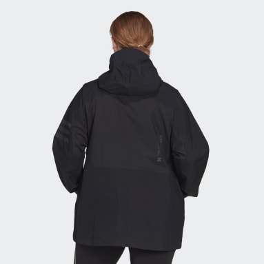 Women's TERREX Black TERREX Xploric RAIN.RDY Hiking Jacket (Plus Size)