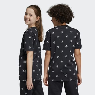 Playera Estampada Brand Love Negro Niño Sportswear