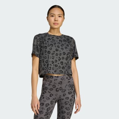 ワークアウト エッセンシャルズ 半袖Tシャツ プリント