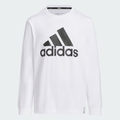 キッズ エッセンシャルズ プラス レギュラーフィット ビッグロゴ 長袖Tシャツ