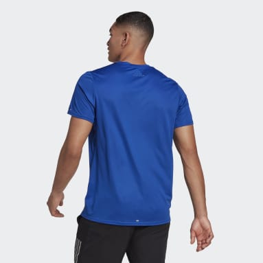 Camiseta Brand Love Azul Hombre Running