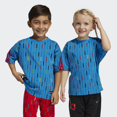T-shirt adidas x Classic LEGO® Azul Criança Sportswear