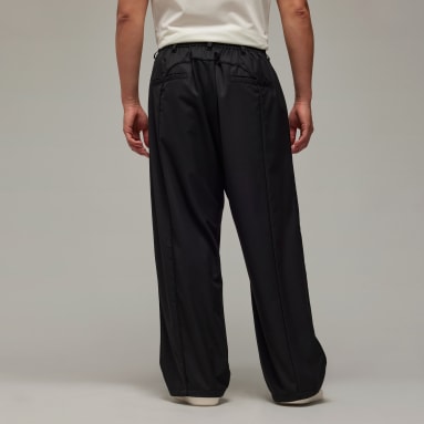 Men Y-3 Y-3 Refined Woven Straight Leg Tracksuit Bottoms