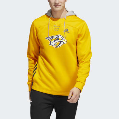 Nashville Predators Adidas Grey Hockey Hoodie - Nashville