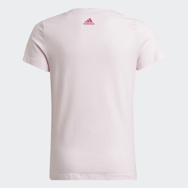 Dívky Sportswear růžová Tričko adidas Essentials