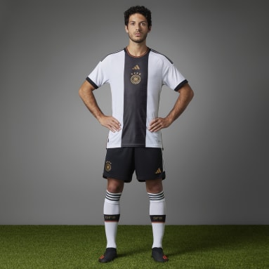 Camiseta Oficial Uniforme de Local Alemania 22 Blanco Hombre Fútbol