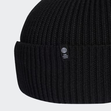 Bonnet en tricot à revers Grove avec logo noir adidas Originals pour homme