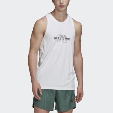 adidas Run Icons Running Muscle Tank - White | adidas India