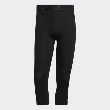 Muži Běh černá Legíny Techfit 3/4