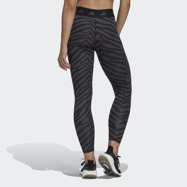 Dames Fitness En Training Hyperglam Techfit High-Waisted 7/8 Zebra Legging