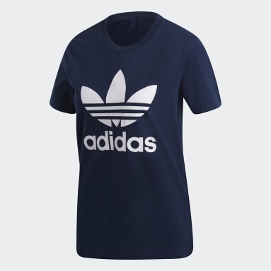 Polera Trifolio Azul Mujer Originals