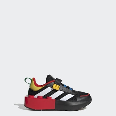 Kids sportswear Black adidas x LEGO® Tech RNR Elastic Lace and Top Strap Shoes