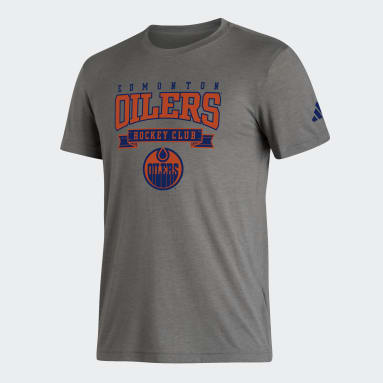 T-shirt Oilers Blend gris Hommes Hockey