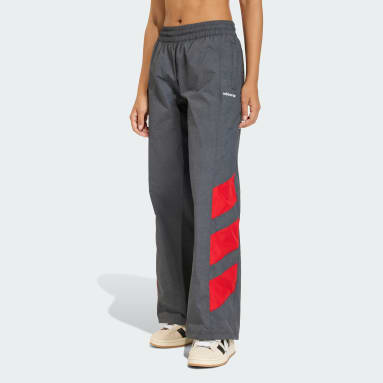 BLOCKED WASHED TRACK PANTS