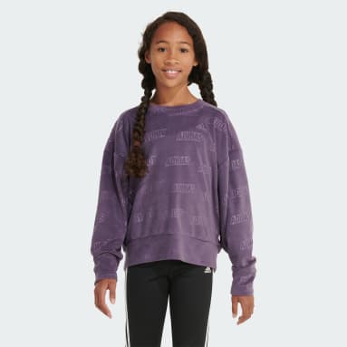 Kids Teen Girls Crop Tops Tie-Dye Hooded Long Sleeve Pullover Sweatshirts  Tops