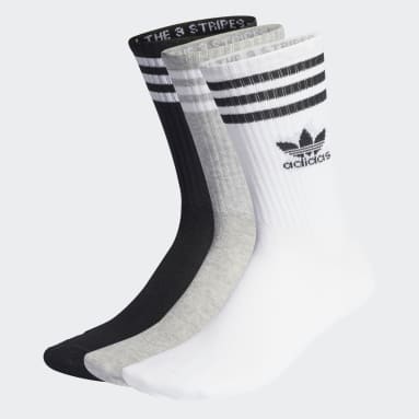 ミッドカット クルーソックス 3足組
