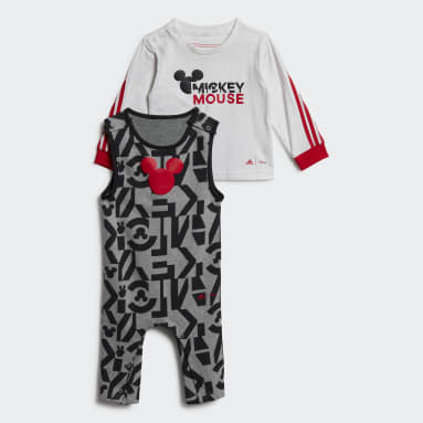Deti Sportswear biela Súprava adidas x Disney Mickey Mouse Onesie