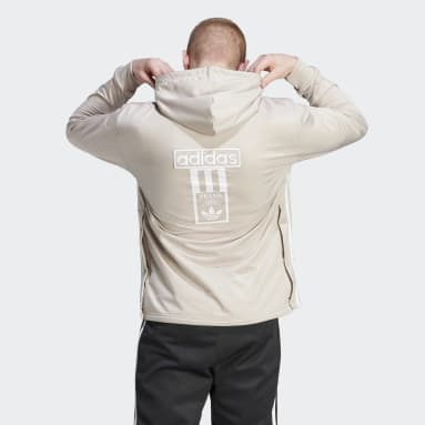 Veste à capuche entièrement zippée Adicolor Adibreak Beige Hommes Originals
