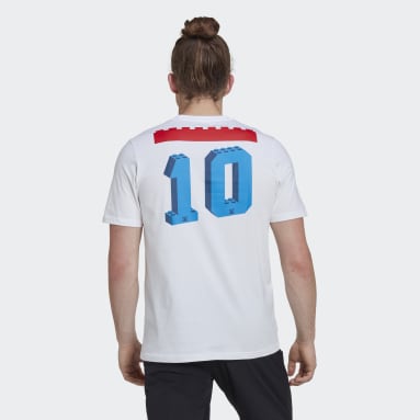 Männer Sportswear adidas x LEGO Football Graphic T-Shirt Weiß