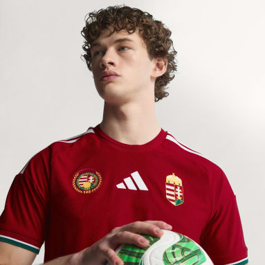 Hungary 26 Home Authentic Jersey