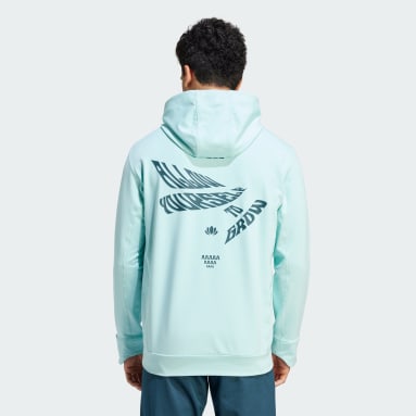 Sudadera con Gorro de Entrenamiento Yoga Turquesa Hombre Yoga