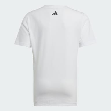 Boys Training White Graphic Tee Kids