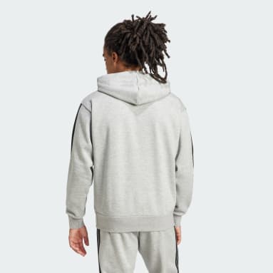 Essentials 3-Stripes Fleece Hoodie