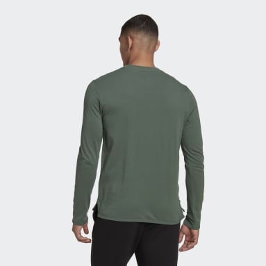 T-shirt à manches longues vert Hommes Sportswear