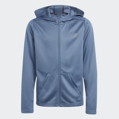 Veste à capuche AEROREADY HIIT Full-Zip Bleu Garçons Fitness Et Training