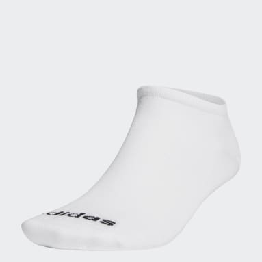 Lifestyle White No-Show Socks 3 Pairs