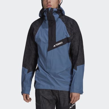 Casaca tipo Anorak Terrex Techrock RAIN.RDY Negro Hombre TERREX