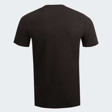 Polo Color Badge of Sport Estampado Negro Hombre Training