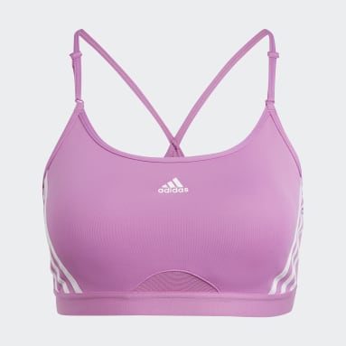 adidas Aeroreact Training Light-Support 3-Stripes Bra