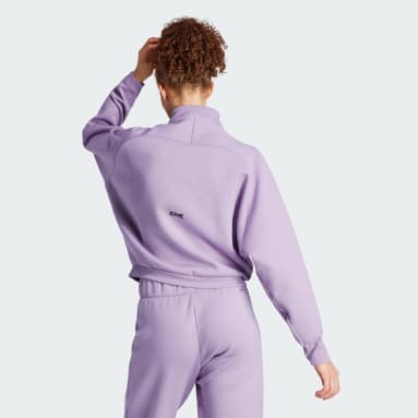 Women Sportswear Purple Z.N.E. Quarter-Zip Track Jacket