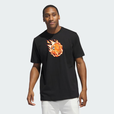Camiseta Estampada Basquete On Fire