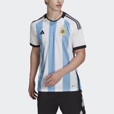 Camiseta Titular  Argentina 22 Blanco Hombre Fútbol
