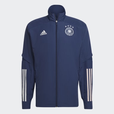 Männer Fußball DFB Präsentationsjacke Blau