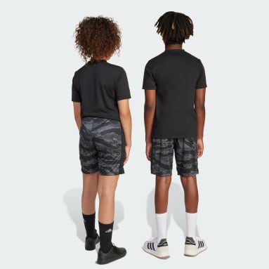 Train Essentials Camo Print Kids Shorts