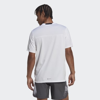 T-shirt de training Designed for Movement AEROREADY HIIT Slogan Blanc Hommes Fitness Et Training