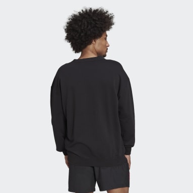 Manchester United Graphic Crew Sweatshirt Czerń